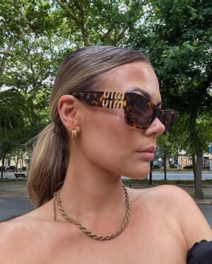 1pc-Asymmetrical-Cat-Eye-Fashion-Fashion-Glasses,-Retro-Women-Eyewear,-Similar-To-European-&-American-Influencer-Style