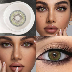 1 Pair Of Natural Color Soft Contact Lenses