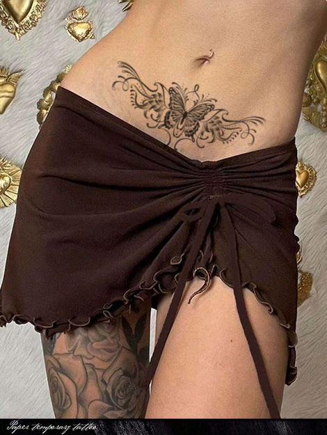 1 Pc Temporary Butterfly Tattoo Sticker - Image 3